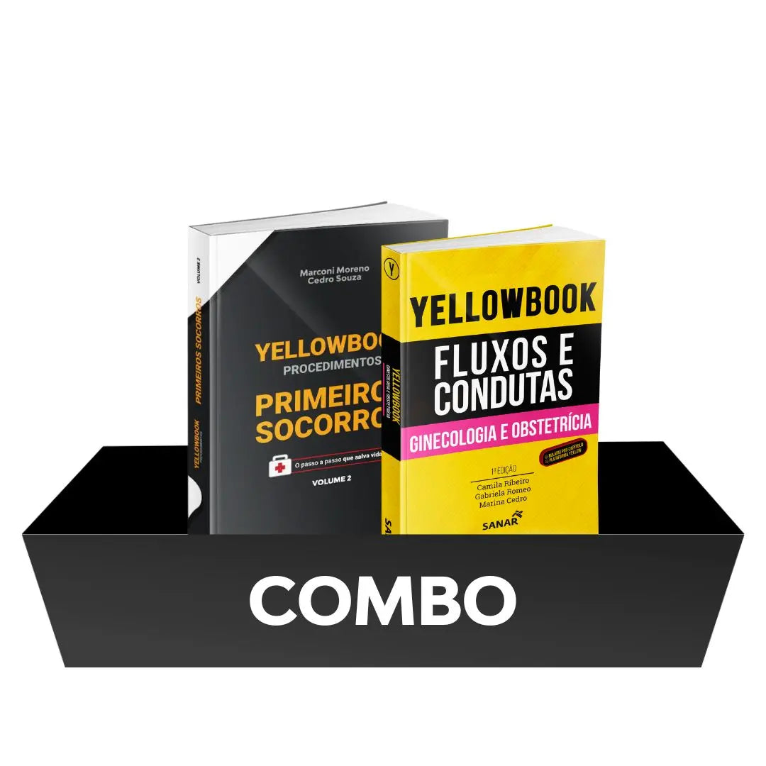 Imagem do livro Combo: Yellowbook Primeiros Socorros + Yellowbook Ginecologia e Obstetrícia